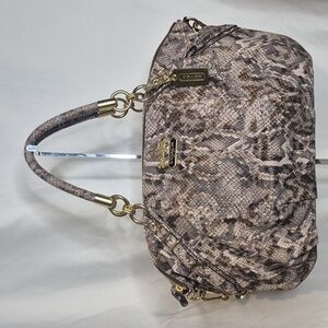 Coach Madison Embossed Python Python Sophia Satchel NWOT